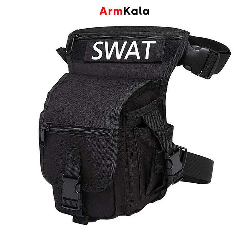  کیف کمری SWAT تاکتیکال رنگ مشکی 