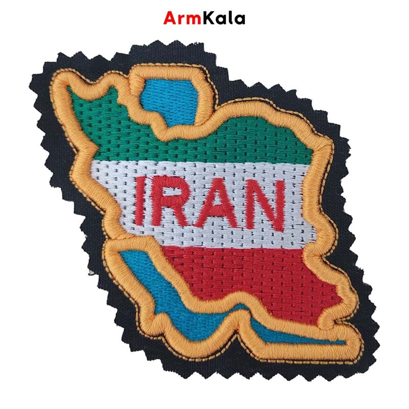  آرم بازوی پرچم ایران طرح نقشه مدل IRAN 