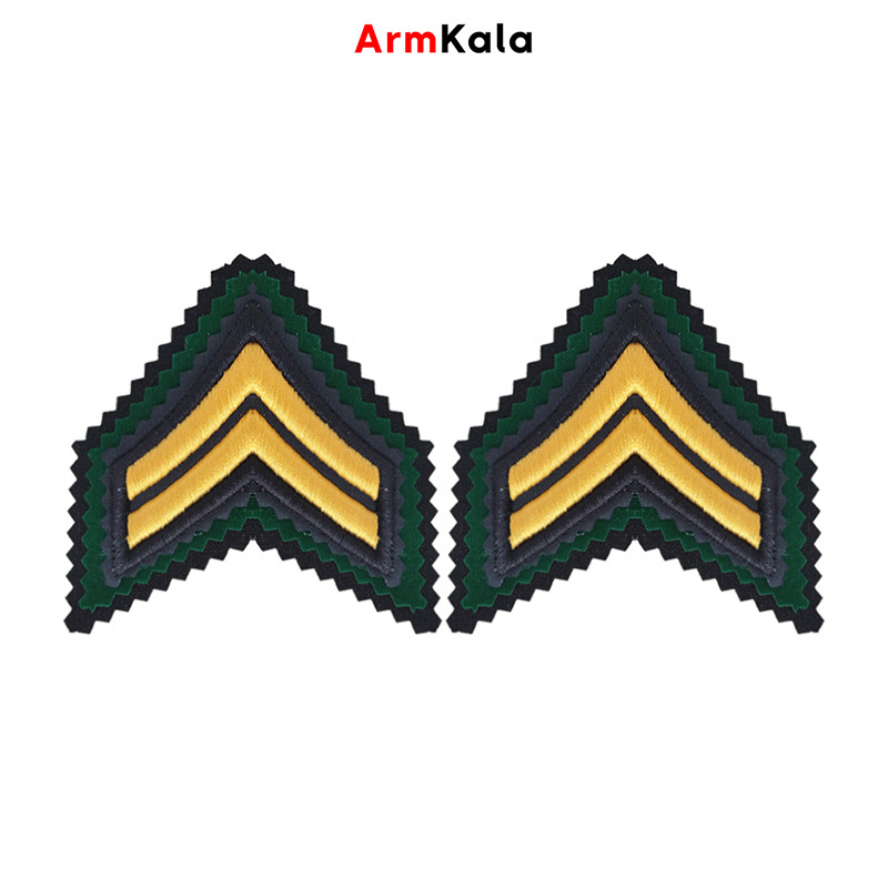  درجه گروهبان دوم ارتش با دو زیره جیر 