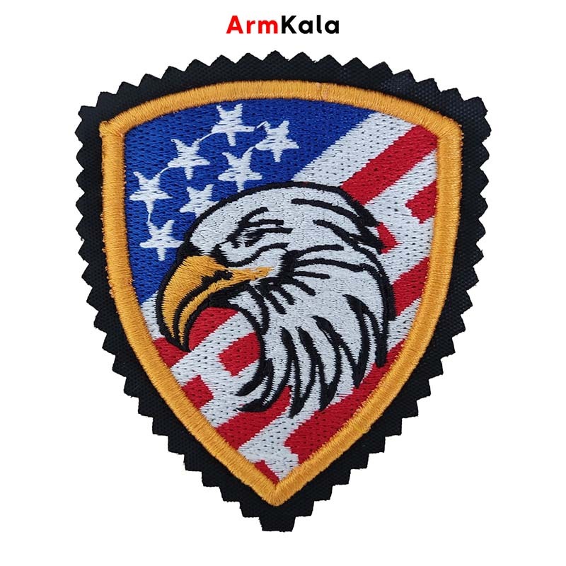  آرم پرچم آمریکا با طرح عقاب 