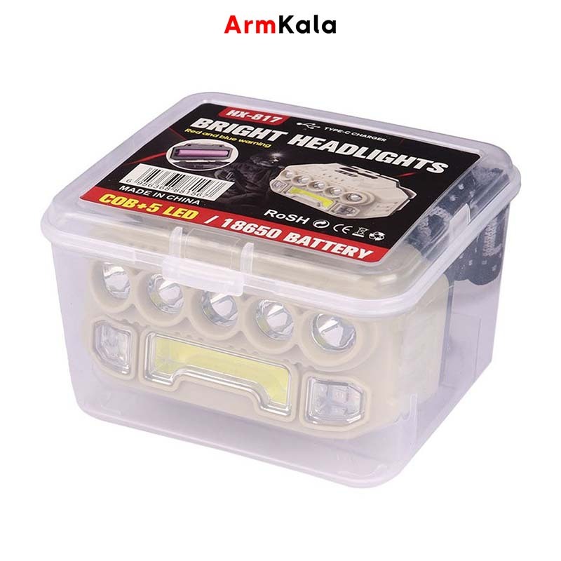  چراغ پیشانی HX-817S مناسب کمپینگ و کوهنوردی 