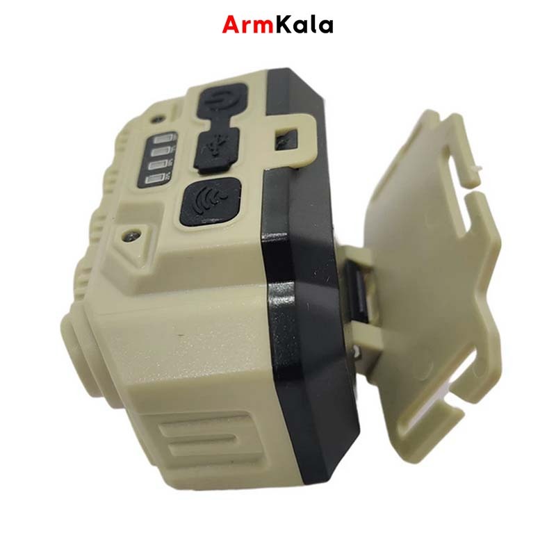 پورت شارژ Type-C چراغ پیشانی HX-817S 