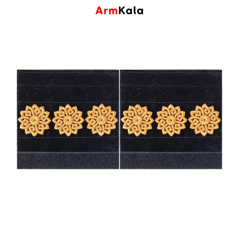 درجه 12 پر سرهنگ تمام فراجا با پارچه جیر و نخ گلابتون