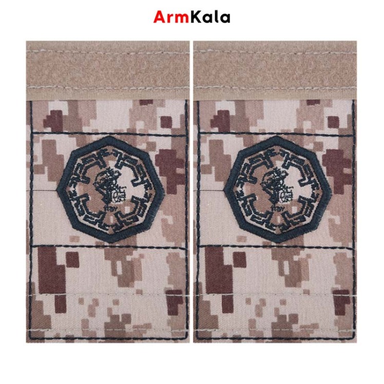 سردوشی گردان امنیتی امام علی دیجیتال خاکی مشکی