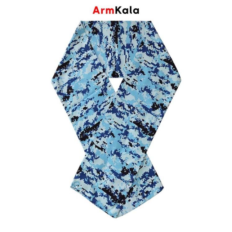 دستمال گردن طرح چتر آبی دیجیتال