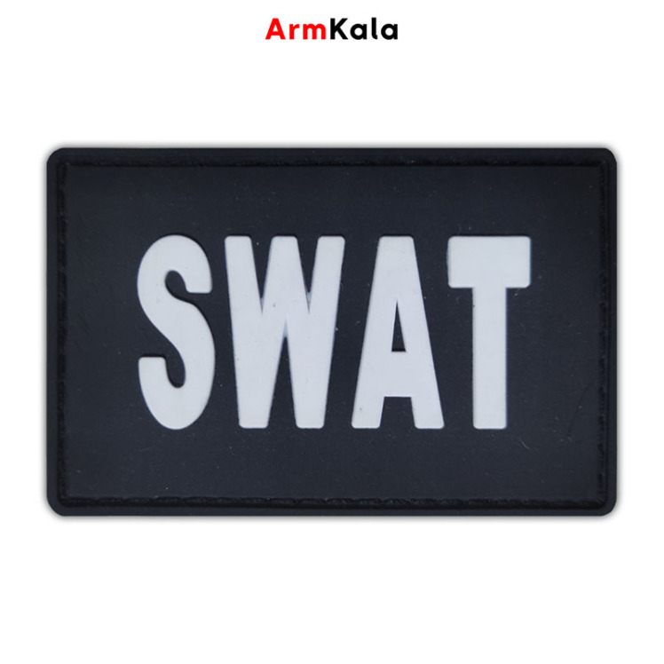 آرم سیلیکونی سوات (SWAT) – مشکی