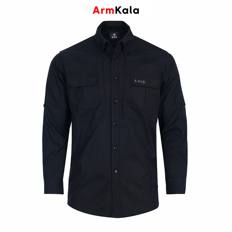  پیراهن تاکتیکال S313 مشکی 