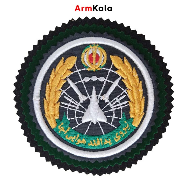 آرم بازوی پدافند هوایی ارتش با دو زیره جیر