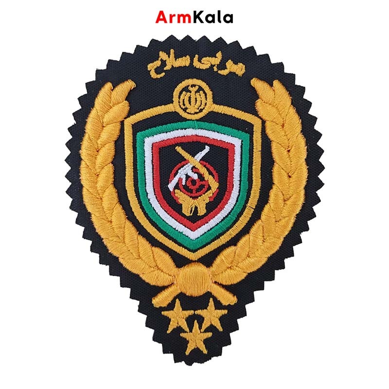  آرم مربی سلاح سه ستاره 