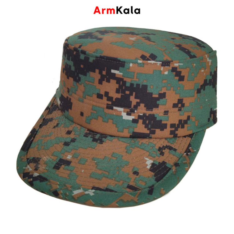 کلاه چمرانی دیجیتال سبز